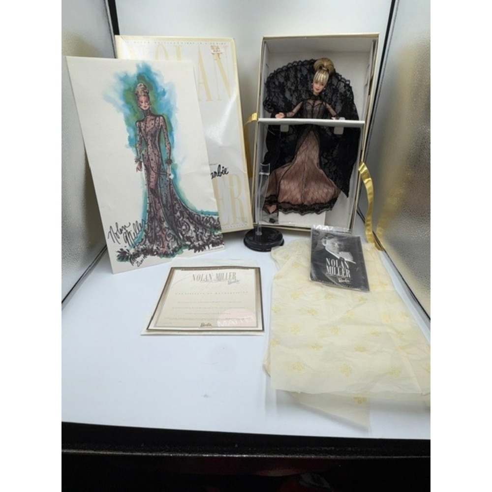 Mattel Nolan Miller Sheer Illusion Barbie Doll‎ 1998 Limited Edition 20662 NIB